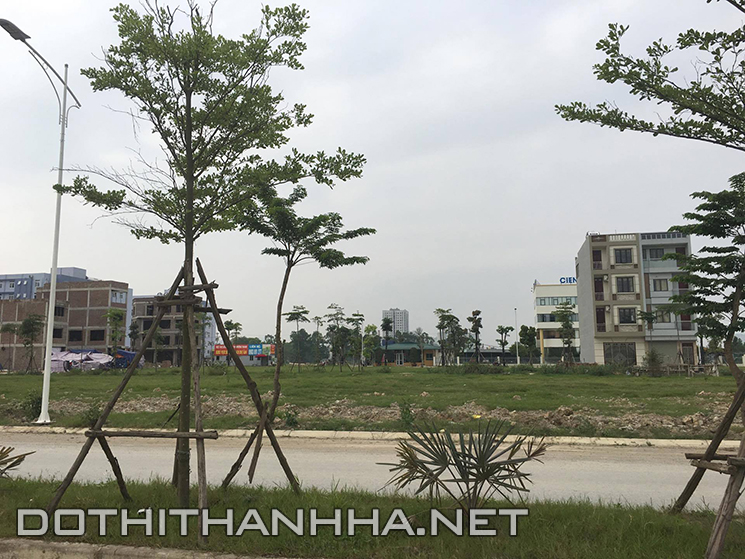 Đường 25m khu đô thị Thanh Hà