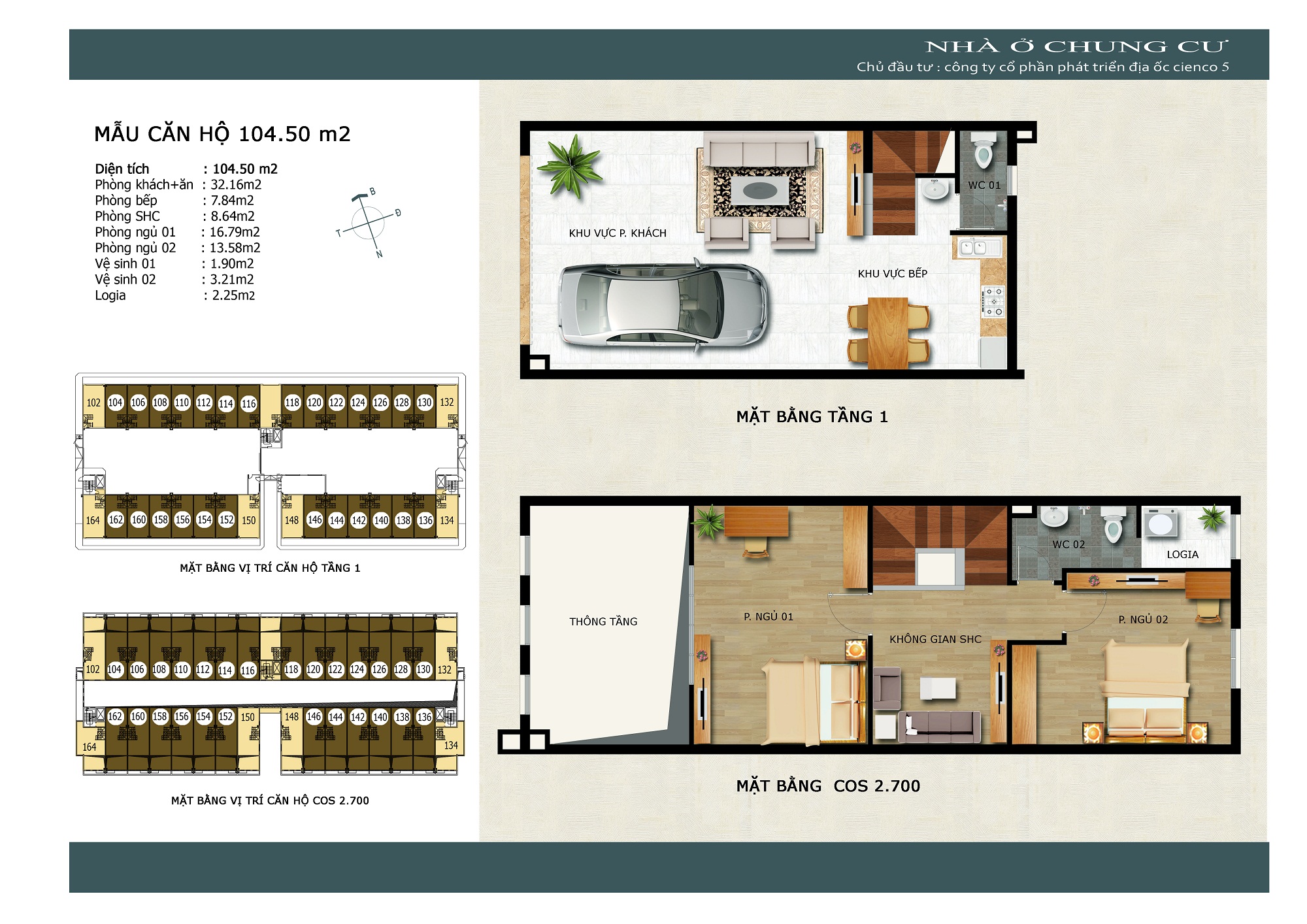 chung cư Thanh Hà cienco5 tầng 1 104 m2