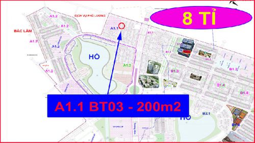 Chính chủ bán biệt thự thanh hà A1.1 Biệt thự 03 diện tích 200m2 đường 14m giá rẻ